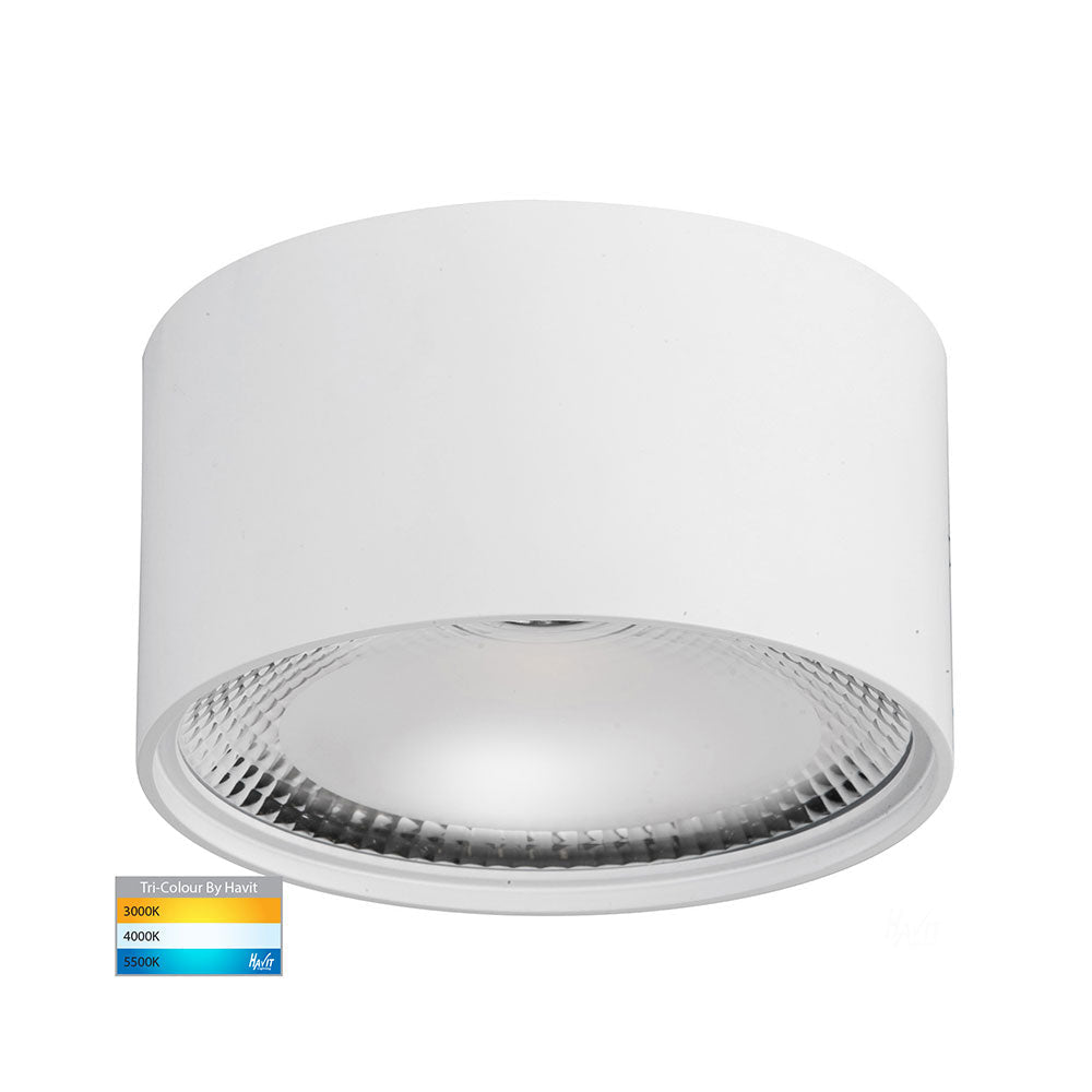 Nella White 12w Surface Mounted LED Downlight